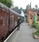 A UK Railway Train Station